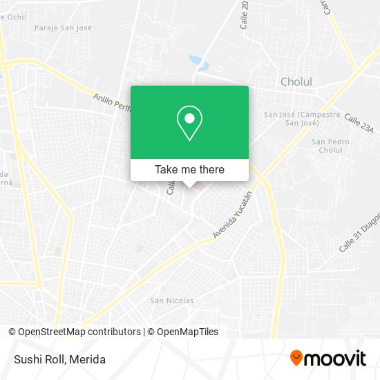 Mapa de Sushi Roll