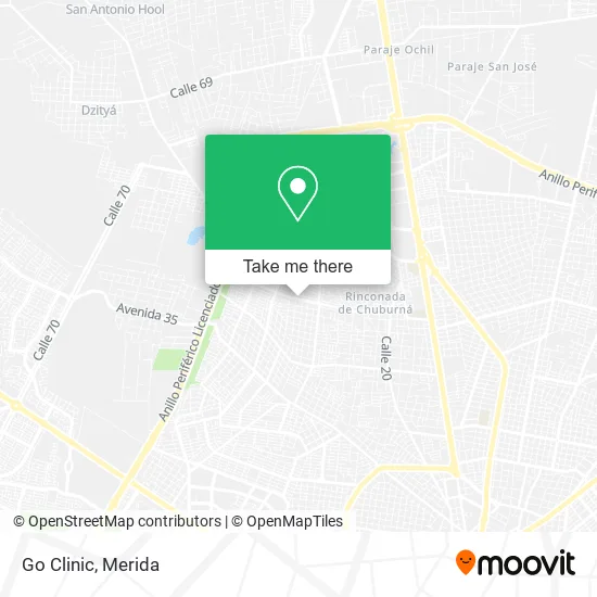 Go Clinic map