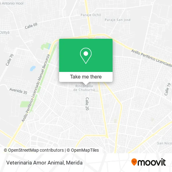 Veterinaria Amor Animal map