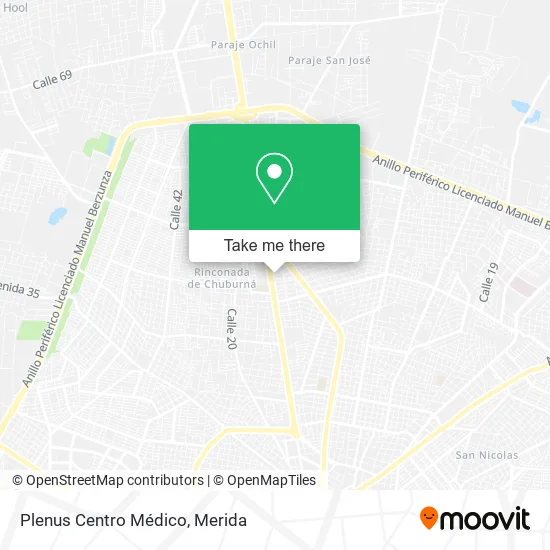 Mapa de Plenus Centro Médico