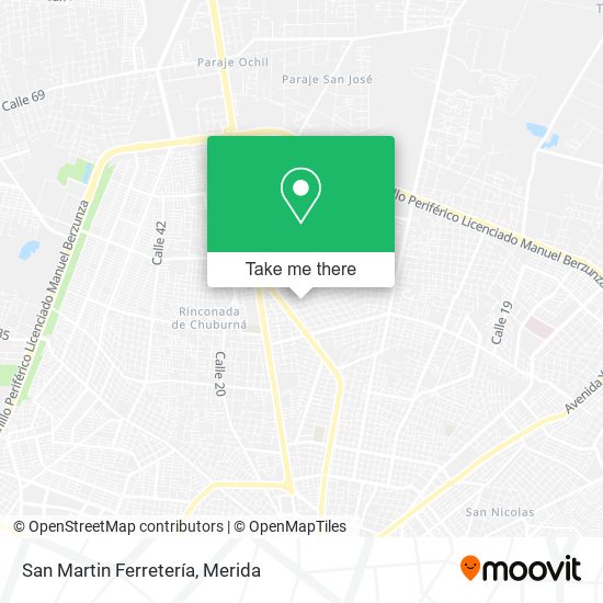 Mapa de San Martin Ferretería