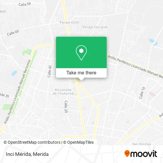 Mapa de Inci Mérida