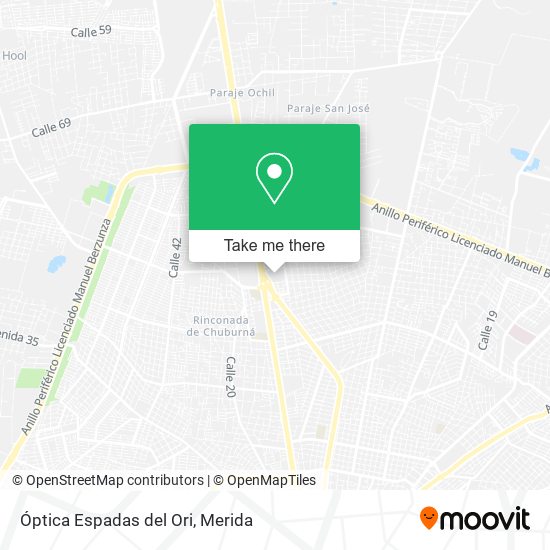 Óptica Espadas del Ori map