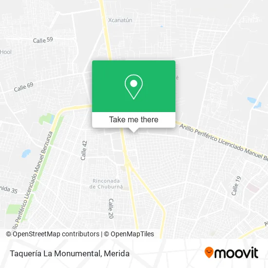 Taquería La Monumental map