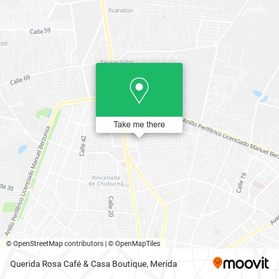 Querida Rosa Café & Casa Boutique map