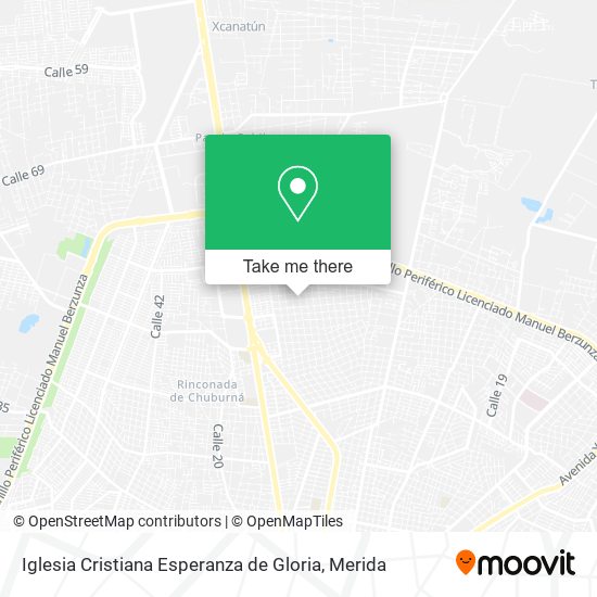 Iglesia Cristiana Esperanza de Gloria map