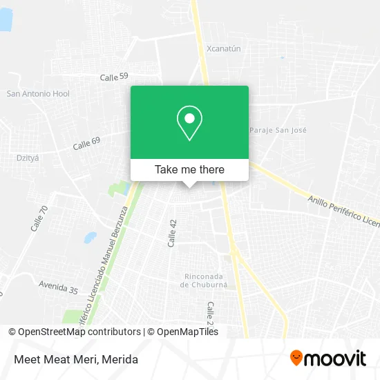 Meet Meat Meri map