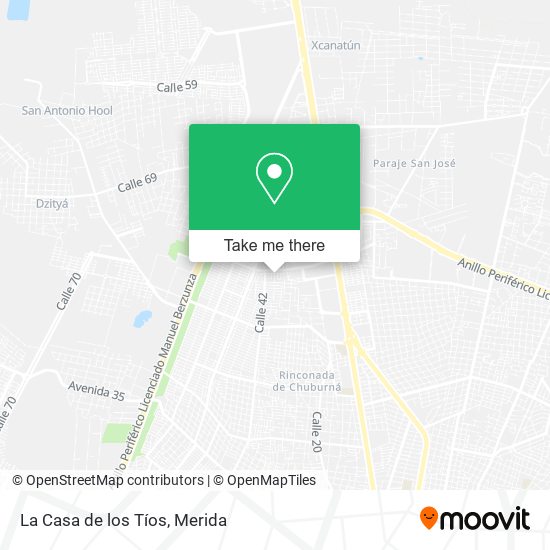 La Casa de los Tíos map