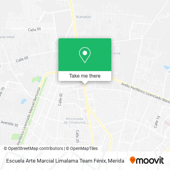Escuela Arte Marcial Limalama Team Fénix map