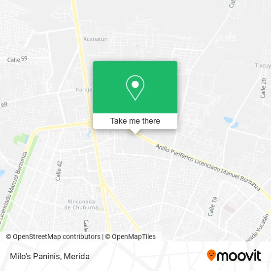 Milo's Paninis map