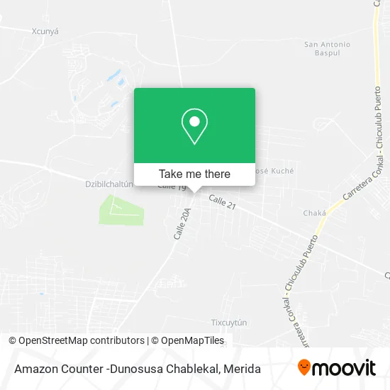 Mapa de Amazon Counter -Dunosusa Chablekal