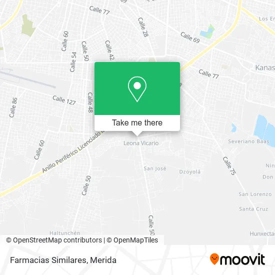Farmacias Similares map