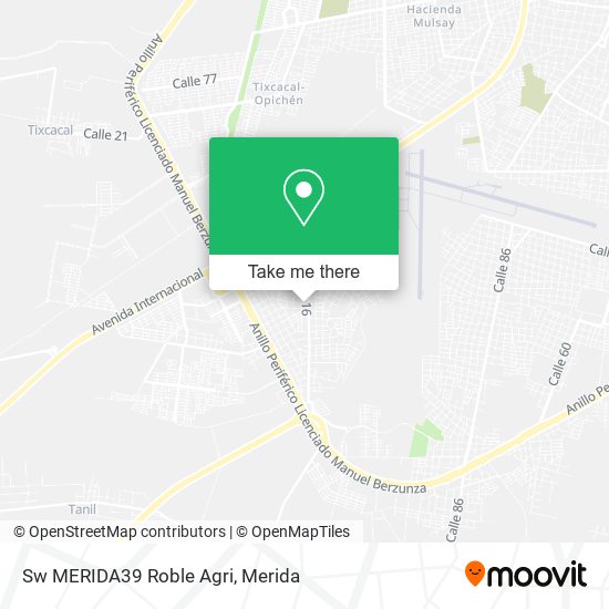 Mapa de Sw MERIDA39 Roble Agri