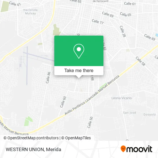 Mapa de WESTERN UNION