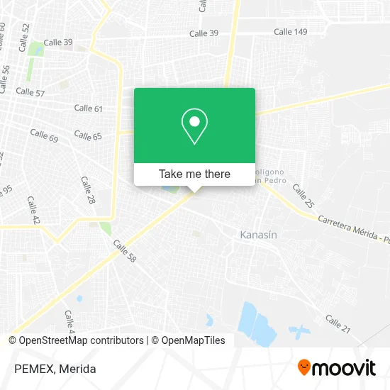 PEMEX map