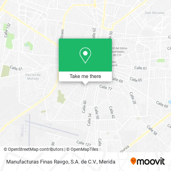 Mapa de Manufacturas Finas Ravgo, S.A. de C.V.