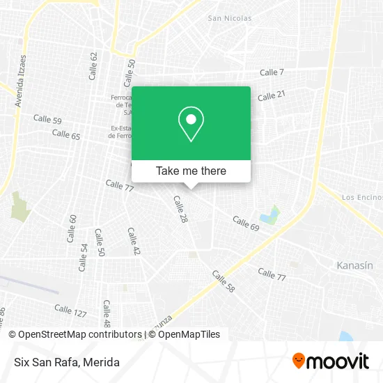 Six San Rafa map