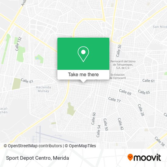 Sport Depot Centro map