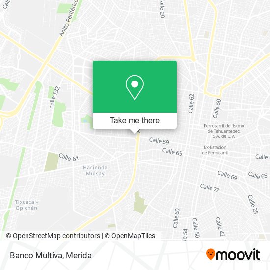 Mapa de Banco Multiva