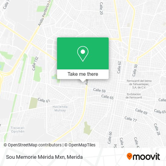 Sou Memorie Mérida Mxn map