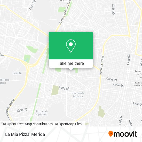 La Mia Pizza map