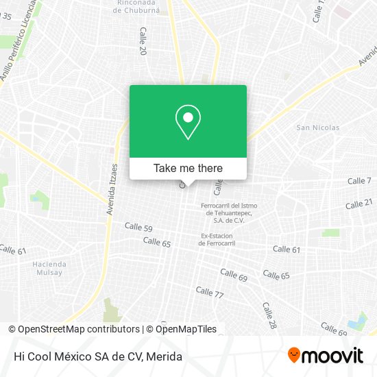 Mapa de Hi Cool México SA de CV