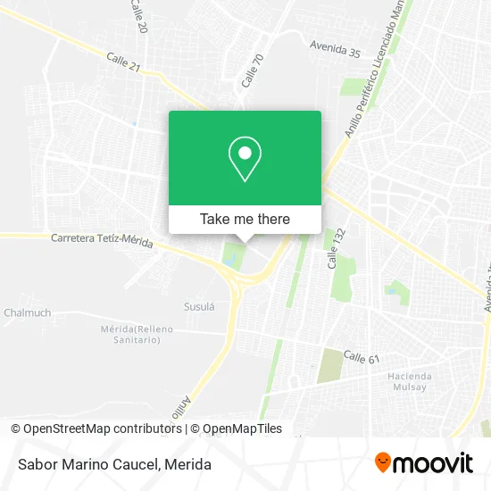 Sabor Marino Caucel map