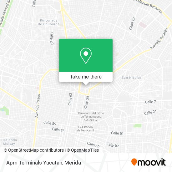 Mapa de Apm Terminals Yucatan