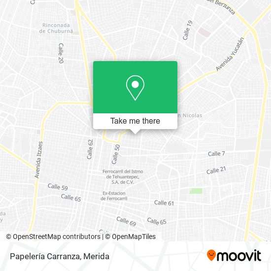 Papelería Carranza map