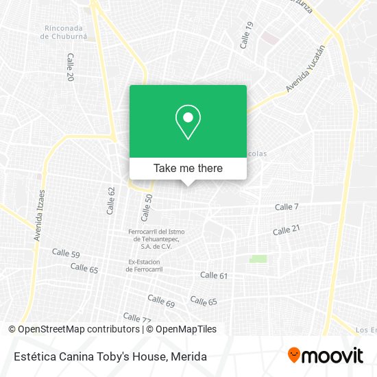 Mapa de Estética Canina Toby's House