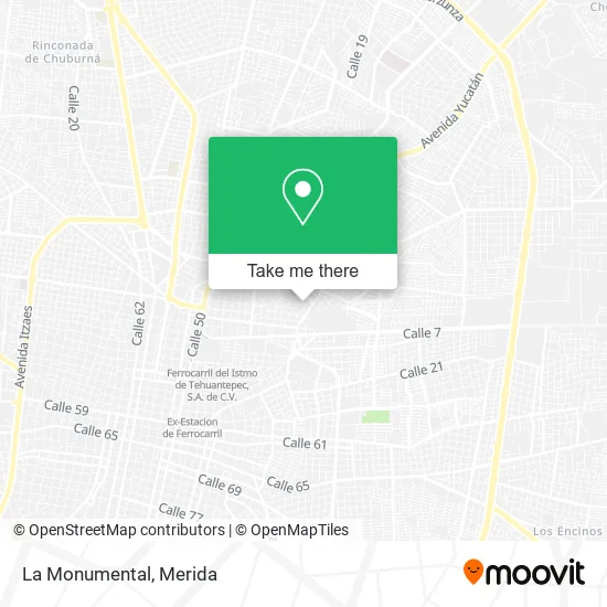 La Monumental map