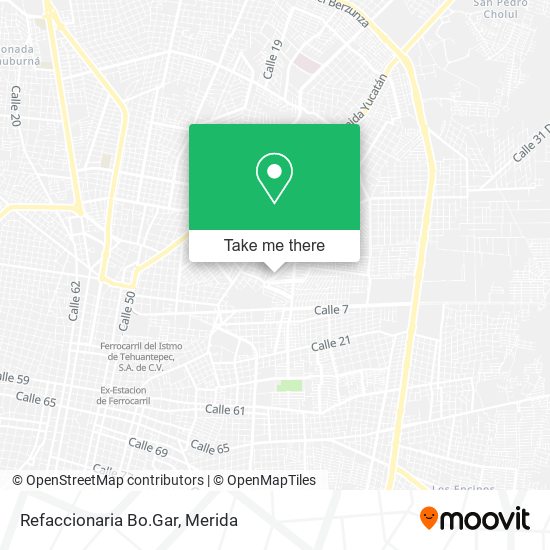 Mapa de Refaccionaria Bo.Gar