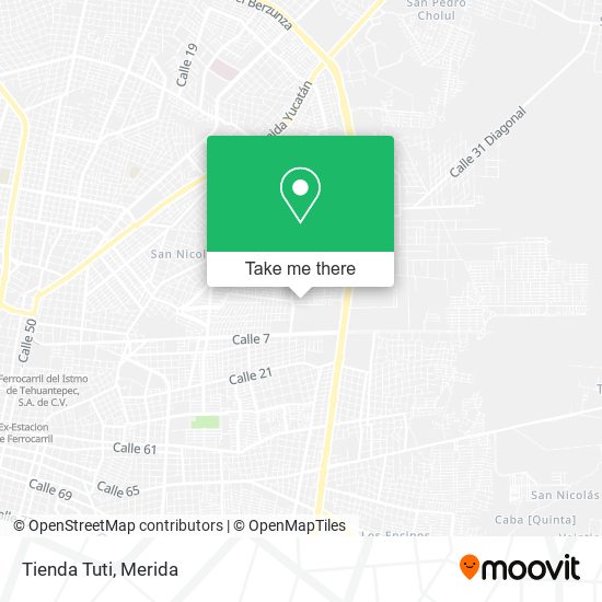 Mapa de Tienda Tuti