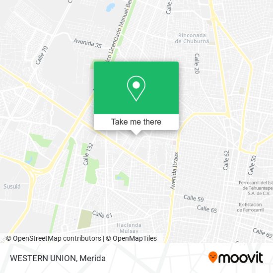 WESTERN UNION map