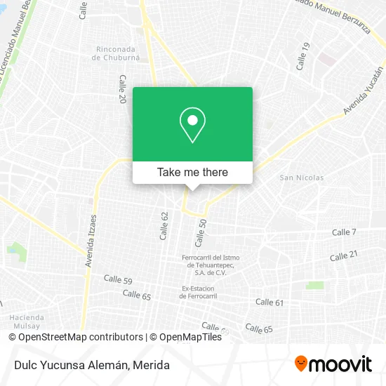 Mapa de Dulc Yucunsa Alemán