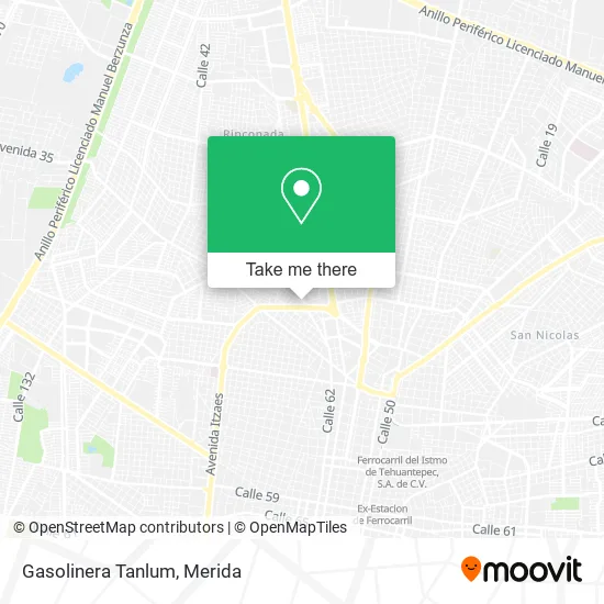 Gasolinera Tanlum map