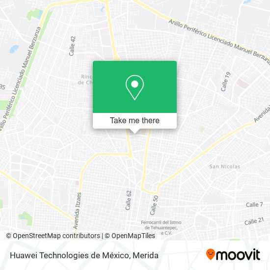 Mapa de Huawei Technologies de México