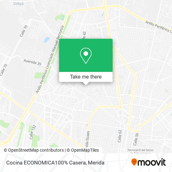 Cocina ECONOMICA100% Casera map