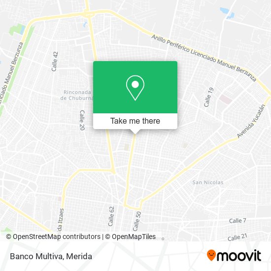 Banco Multiva map