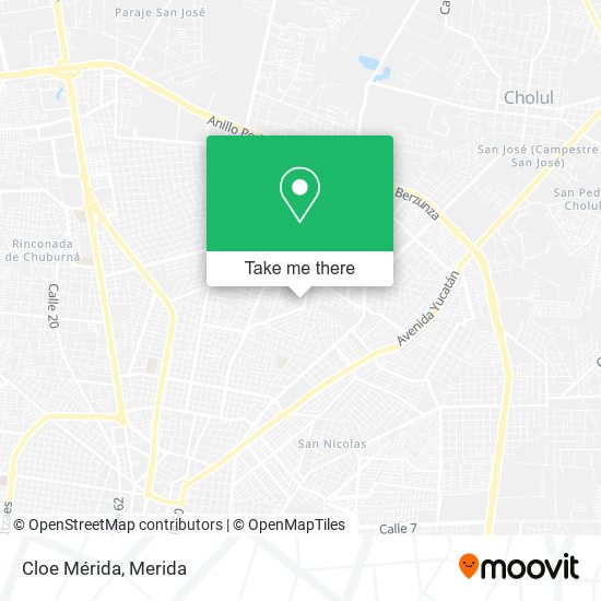 Mapa de Cloe Mérida