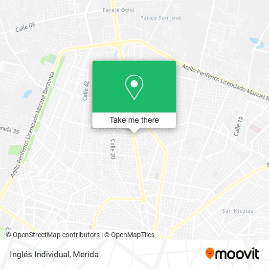 Inglés Individual map