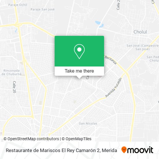 Mapa de Restaurante de Mariscos El Rey Camarón 2