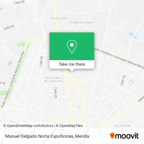 Manuel Delgado Norte Expoficinas map