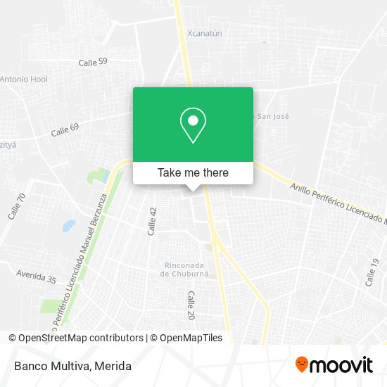 Mapa de Banco Multiva