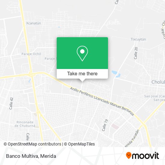 Banco Multiva map