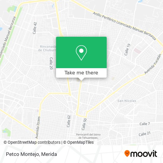 Mapa de Petco Montejo