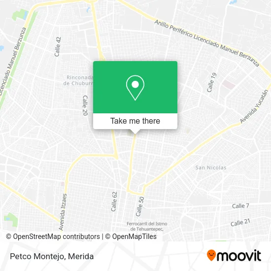 Mapa de Petco Montejo