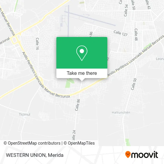 Mapa de WESTERN UNION