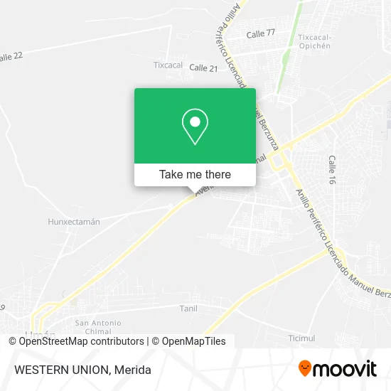 Mapa de WESTERN UNION