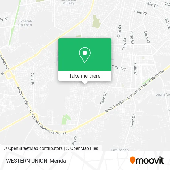 WESTERN UNION map